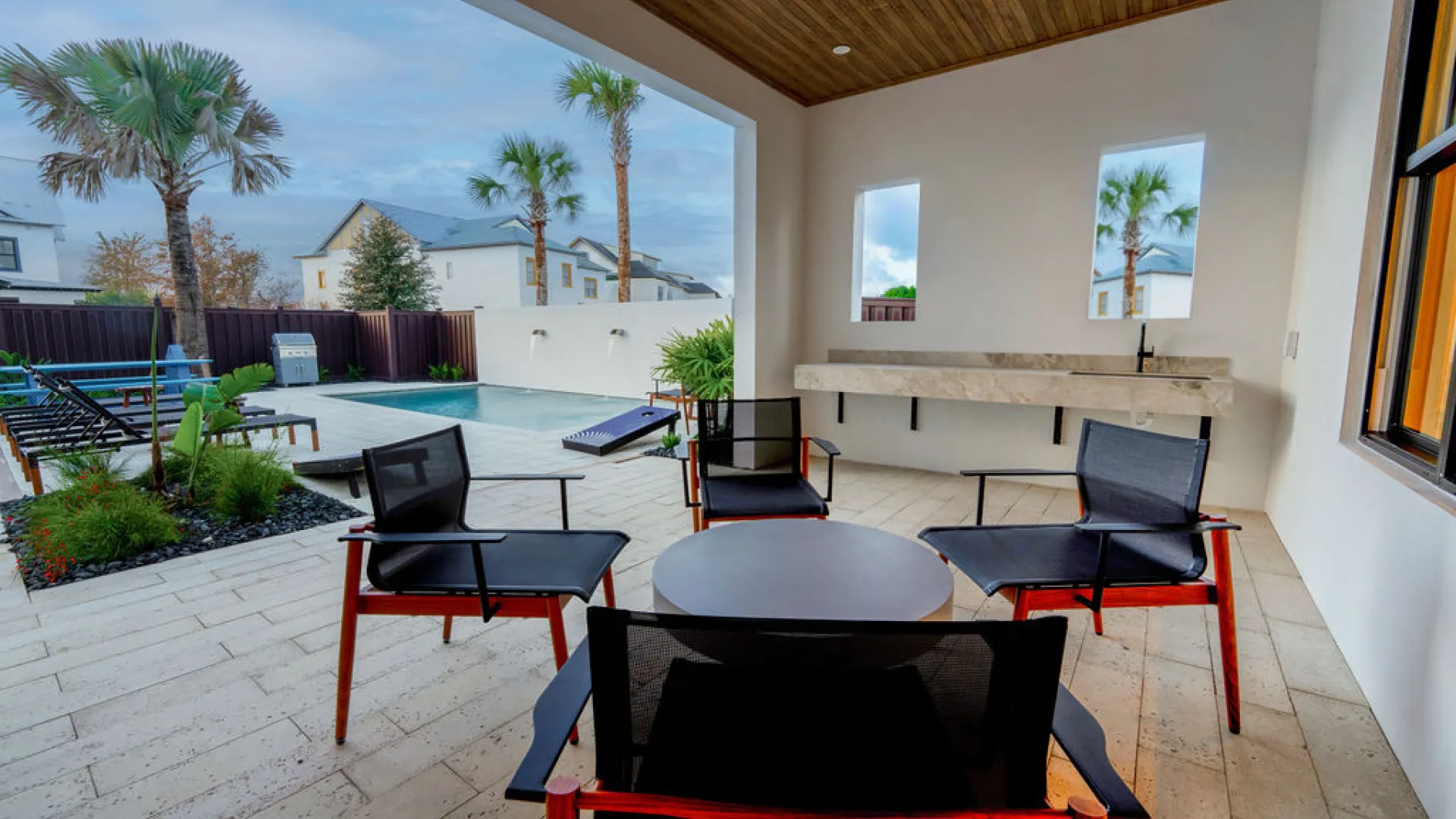 View of house patio
