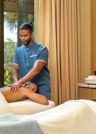 Conrad Spa Orlando Massage 2 An image of a massage treatment experience at Conrad Spa Orlando at Evermore Orlando Resort.