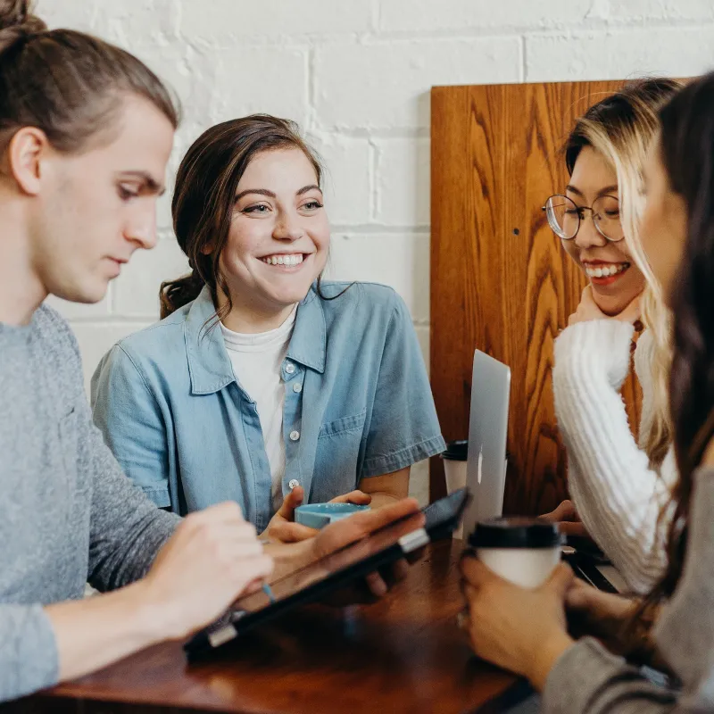 Group of friends Group of Friends splitting payments