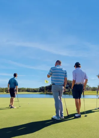 Four Golf players Four Golf players