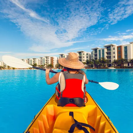 Kayaking in Bay